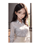 秘書の写真（個別スタンプ：9）