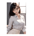 秘書の写真（個別スタンプ：10）