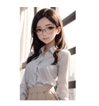 秘書の写真（個別スタンプ：14）