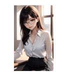 秘書の写真（個別スタンプ：15）