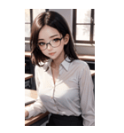 秘書の写真（個別スタンプ：16）