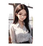 秘書の写真（個別スタンプ：23）