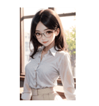 秘書の写真（個別スタンプ：31）