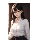 秘書の写真（個別スタンプ：36）