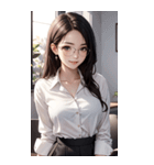 秘書の写真（個別スタンプ：40）