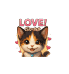 猫の種類いろいろ日常会話  3（個別スタンプ：1）