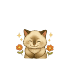 動くいろいろ種類猫日常会話（個別スタンプ：12）