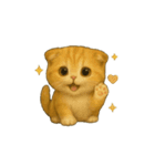動く無言いろいろ種類猫（個別スタンプ：5）