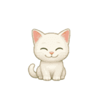 動く無言いろいろ種類猫（個別スタンプ：7）
