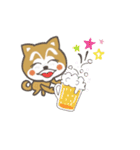 マロンカラー（個別スタンプ：10）