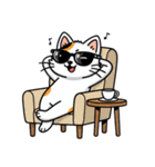 グラサン三毛猫のきもち（個別スタンプ：2）