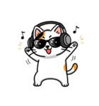 グラサン三毛猫のきもち（個別スタンプ：6）