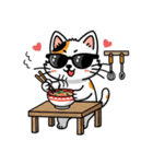 グラサン三毛猫のきもち（個別スタンプ：9）