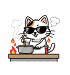 グラサン三毛猫のきもち（個別スタンプ：11）