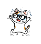 グラサン三毛猫のきもち（個別スタンプ：17）