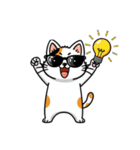 グラサン三毛猫のきもち（個別スタンプ：25）