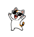 グラサン三毛猫のきもち（個別スタンプ：28）