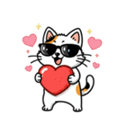 グラサン三毛猫のきもち（個別スタンプ：30）