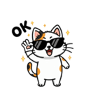 グラサン三毛猫のきもち（個別スタンプ：33）