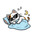 グラサン三毛猫のきもち（個別スタンプ：35）