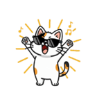 グラサン三毛猫のきもち（個別スタンプ：36）