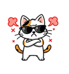 グラサン三毛猫のきもち（個別スタンプ：37）