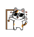 グラサン三毛猫のきもち（個別スタンプ：39）