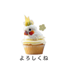 オウムカップケーキ♡（個別スタンプ：8）