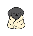 黒ラブバスちゃんの毎日スタンプ♡文字なし（個別スタンプ：26）