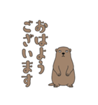 やる気のないマーモット1【日常編】（個別スタンプ：1）