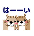 ずっと使える大人の優しいきづかいリス（個別スタンプ：3）