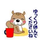 ずっと使える大人の優しいきづかいリス（個別スタンプ：6）