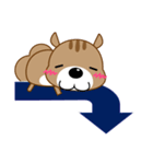 ずっと使える大人の優しいきづかいリス（個別スタンプ：35）