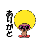 よく使うフレーズ2（アフロくん）（個別スタンプ：9）
