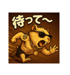 筋肉モルモット【アニメ風】（個別スタンプ：13）