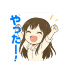 毎日使える！可愛い女の子の気持ちスタンプ（個別スタンプ：5）