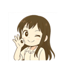 毎日使える！可愛い女の子の気持ちスタンプ（個別スタンプ：14）