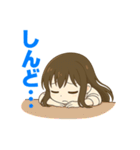 毎日使える！可愛い女の子の気持ちスタンプ（個別スタンプ：16）