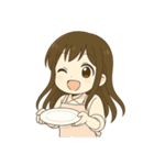 毎日使える！可愛い女の子の気持ちスタンプ（個別スタンプ：24）