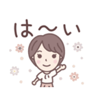 ★でか文字★大人可愛いショートちゃん（個別スタンプ：11）