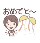 ★でか文字★大人可愛いショートちゃん（個別スタンプ：26）