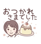 ★でか文字★大人可愛いショートちゃん（個別スタンプ：28）