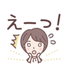 ★でか文字★大人可愛いショートちゃん（個別スタンプ：38）