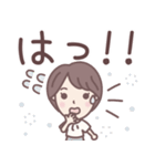 ★でか文字★大人可愛いショートちゃん（個別スタンプ：39）