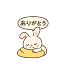 うたたねウサギ（個別スタンプ：16）