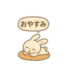 うたたねウサギ（個別スタンプ：21）