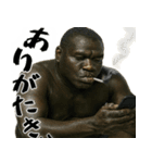 タバコLove黒人(すごく便利ポジティブ返信)（個別スタンプ：12）
