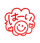 ポンと使えるハンコ風♡ふきだしスタンプ（個別スタンプ：5）