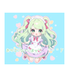 緑髪のメイドさん♡（個別スタンプ：8）