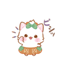 【秋】子ねこモニカのかわいいパンプキン（個別スタンプ：1）